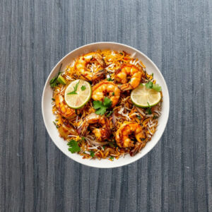 49. Jheenga Biryani (Räkor)