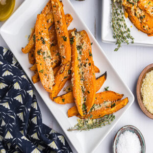 11. Sötpotatis Pommes med Parmesan